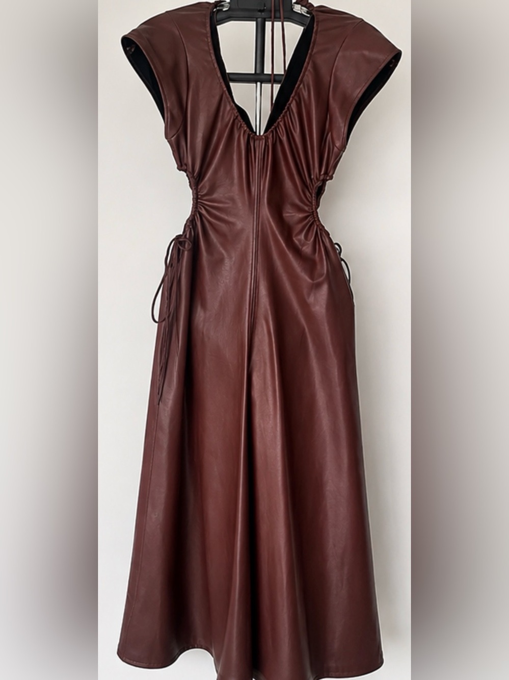 A.L.C. Faux Leather Midi Dress – Size 8